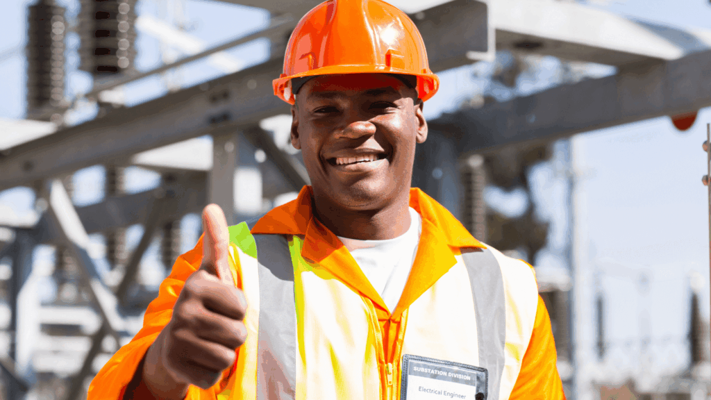 Certified electricians working on commercial wiring in Georgia - Licensed Electricians in Georgia USA - Total Ease Services